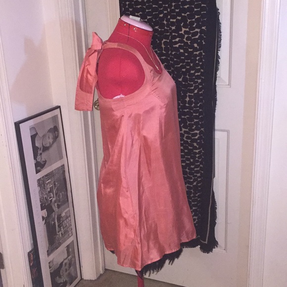 Twelve by Twelve Holiday Feather Hem Mini Dress - Picture 3 of 7